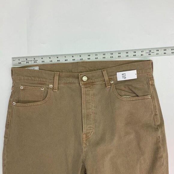 Gap Women's Cheeky Straight High Rise Raw Hem Stretch Denim Jeans Size 16S NWT‎ - Picture 11 of 14